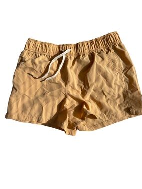 Avalanche Women’s Athletic Shorts — Mustard Yellow